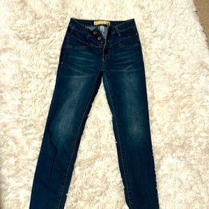 Jeans size 0 color navy blue